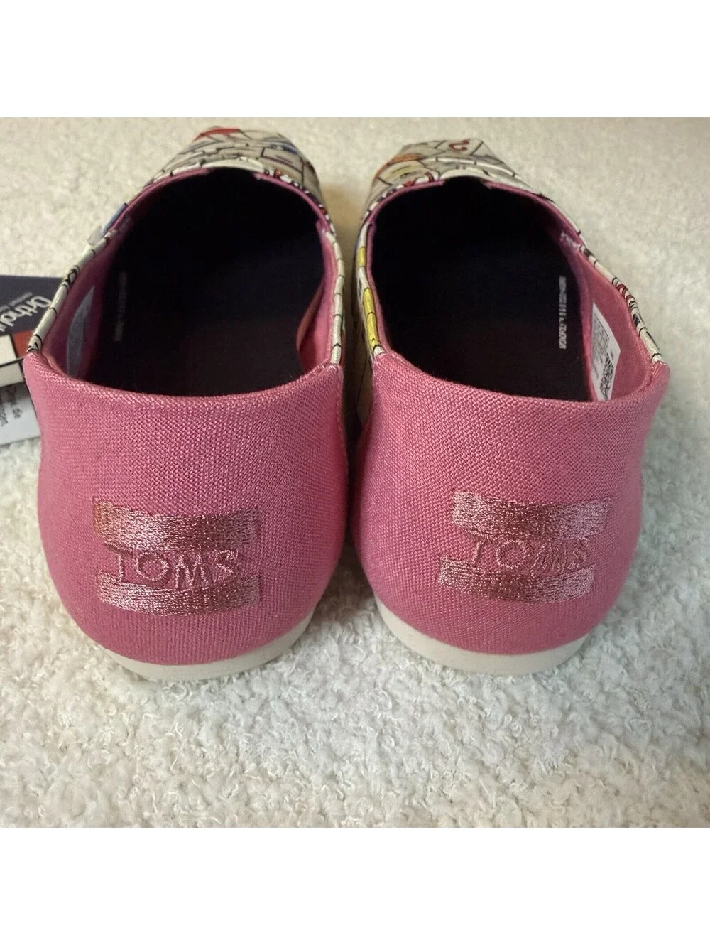 TOMS x Monopoly Alpargata Women’s 6.5 Limited Edition Slip On Shoes NWT
